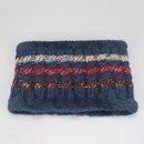 Beanies Knitted Skullies Hats Two-piece Scarf Set Women's Hat Autumn And Winter Warm Unisex Solid Colour Striped - Starttech Online Market