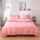 Bedding Solid Color Wool Three-Piece Set Of Plain Color - Starttech Online Market