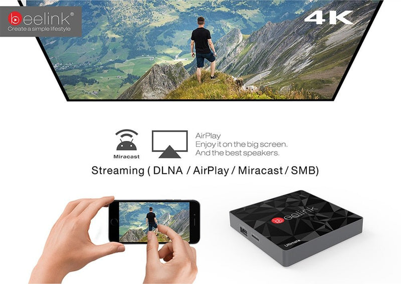 Beelink GT1 Ultimate Android 7.1 TV Box Amlogic S912 Octa Core CPU 3G RAM 32G ROM Bluetooth 4.0 FHD 4K Set Top Box Media Player - Starttech Online Market