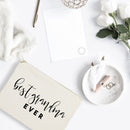 Best Grandma Ever Cotton Canvas Cosmetic Bag - Starttech Online Market