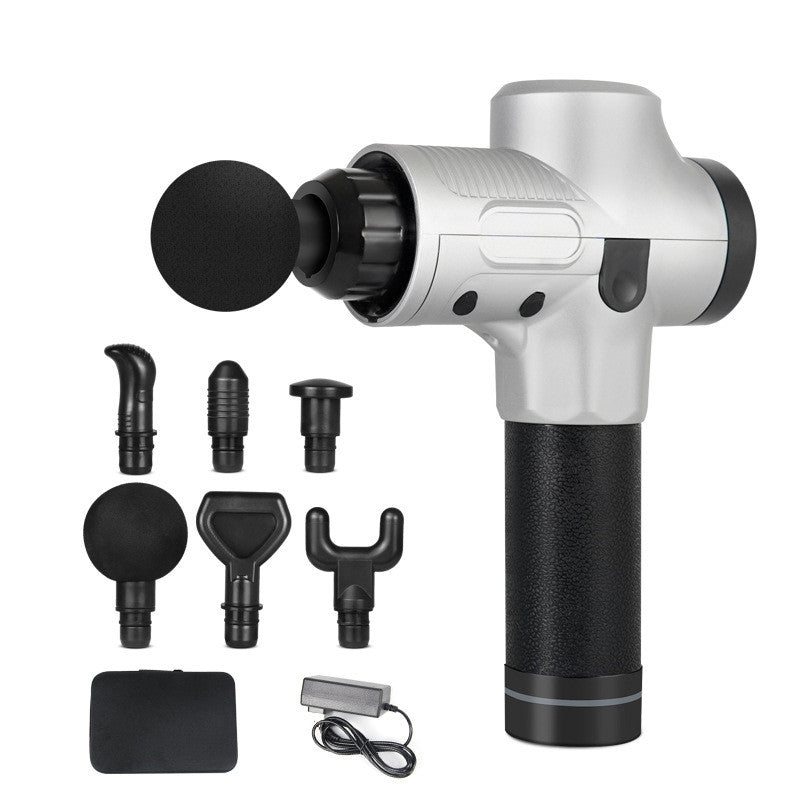 Body Massage Gun Electric Exercising Muscle Fascia Gun Heads - Starttech Online Market