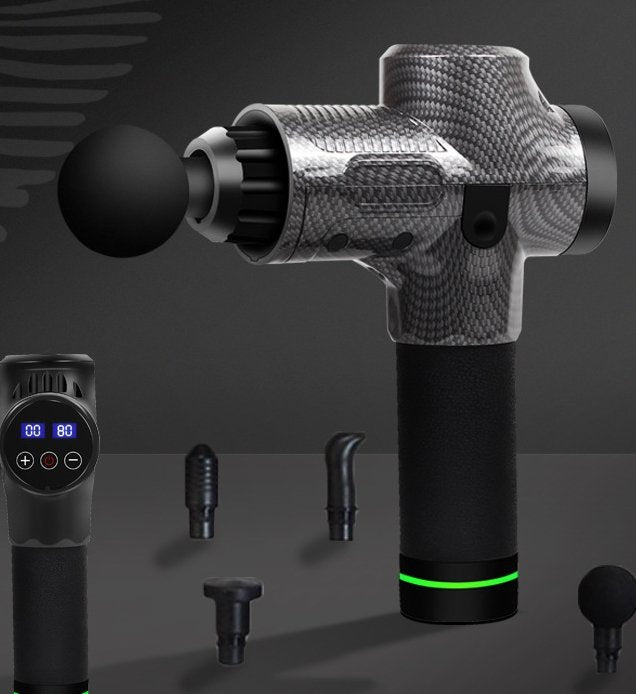 Body Massage Gun Electric Exercising Muscle Fascia Gun Heads - Starttech Online Market