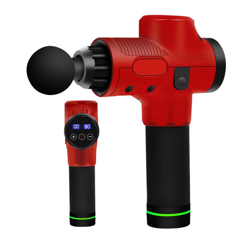 Body Massage Gun Electric Exercising Muscle Fascia Gun Heads - Starttech Online Market