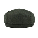 BOTVELA Wool Tweed Newsboy Cap Herringbone Men Women Classic Retro Hat with Soft Lining Driver Cap Black Brown Green 005 - Starttech Online Market