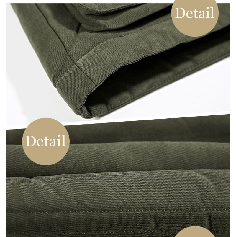 Brand Winter Jacket Warm Thick Windbreaker High Quality Fleece Cotton-Padded Military Overcoat - Starttech Online Market