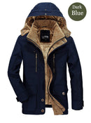 Brand Winter Jacket Warm Thick Windbreaker High Quality Fleece Cotton-Padded Military Overcoat - Starttech Online Market