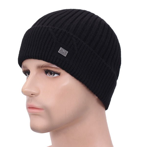Brand Winter Knitted Skullies Beanies Men Bonnet Mask Warm Solid X Women Winter Beanie Hat - Starttech Online Market
