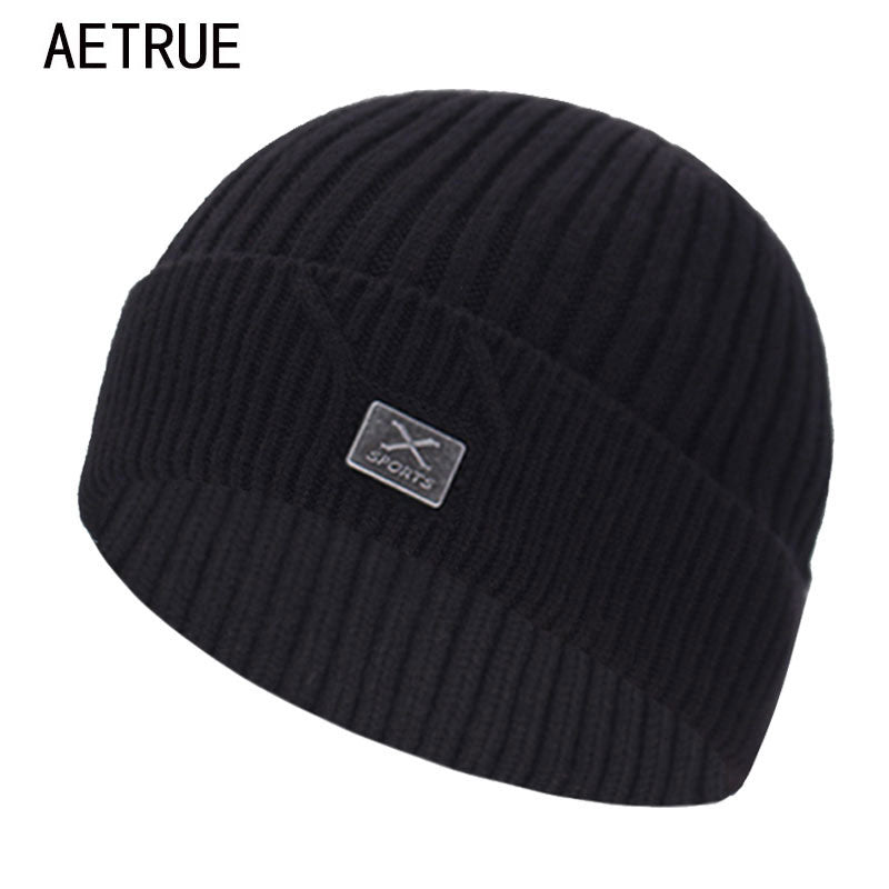 Brand Winter Knitted Skullies Beanies Men Bonnet Mask Warm Solid X Women Winter Beanie Hat - Starttech Online Market