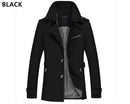 British Fashion Jackets Men Autumn Streetwear Casual Outwear Khaki Smart Long Trench Men Windbreaker Classical Business Coats - Starttech Online Market