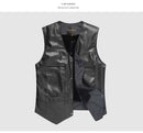CARANFIER New Winter Motorcycle Leather Jacket Men Windbreaker PU Warm Outwear - Starttech Online Market