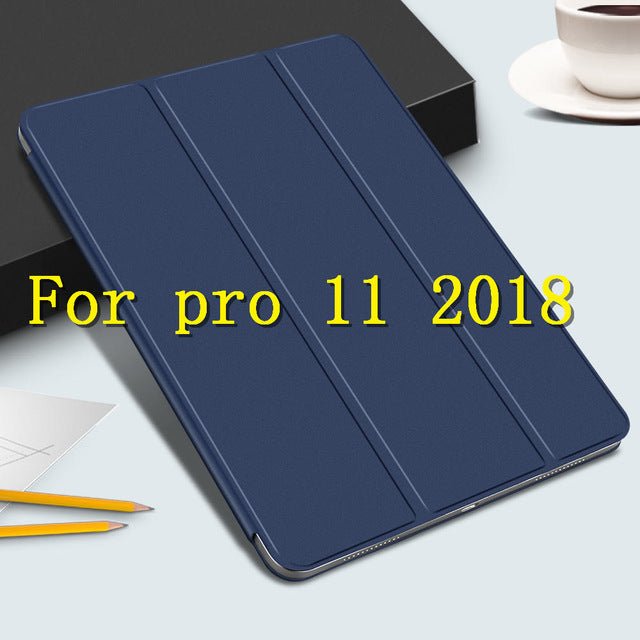 Case For iPad Pro 11 2018 Smart Cover For iPad Pro 12.9 2018 Case Ultra Slim Support Attach Charge For iPad 11 12.9 inch Case - Starttech Online Market