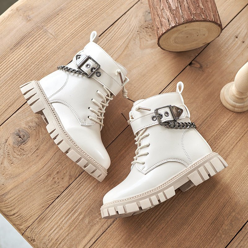 Children Boots Soft-soled Girls Martin Boots Autumn And Winter - Starttech Online Market
