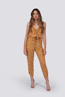 Chloe Jumpsuit | Yellow Polka Dot - Starttech Online Market