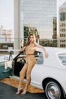 Chloe Jumpsuit | Yellow Polka Dot - Starttech Online Market