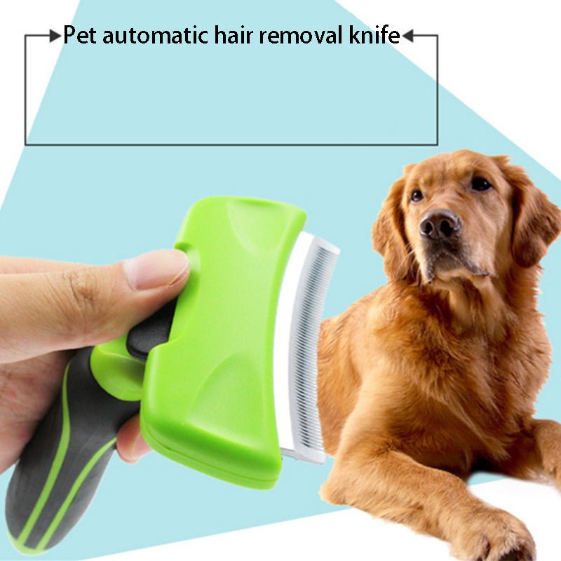 Combs Grooming-Brush Deshedding-Tool Pet-Hair-Remover Edge-Trimming Dog-Cat-Rake Furmine - Starttech Online Market