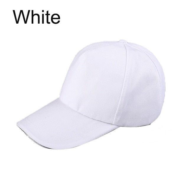 Custom baseball cap print logo text photo embroidery gorra casual solid hats pure color black cap Snapback caps for men women - Starttech Online Market