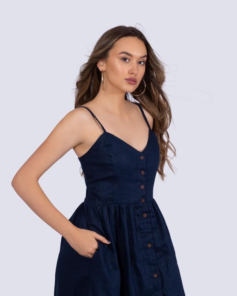 Delphine Romper | Navy - Starttech Online Market