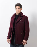 Designer Casual Wool Trench Coat Fashion Business Solid Thicken Slim Windbreaker Overcoat Jacket - Starttech Online Market
