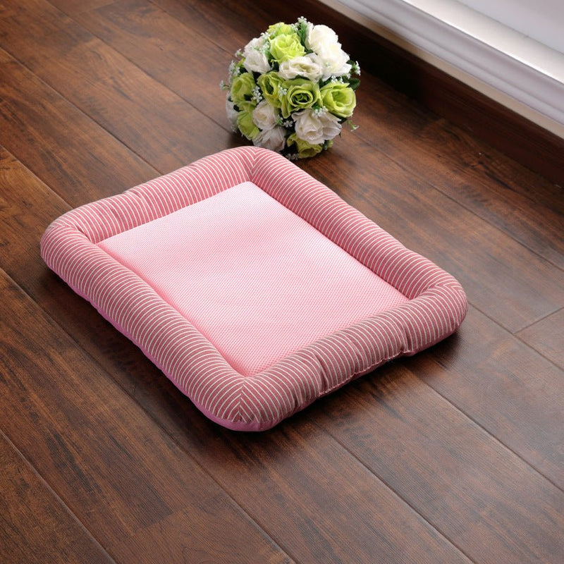 Dog Cooling Mat Light Comfortable Summer Sleeping Pad Machine Washable Quick Drying Pet Mattress For Dogs Cats - Starttech Online Market