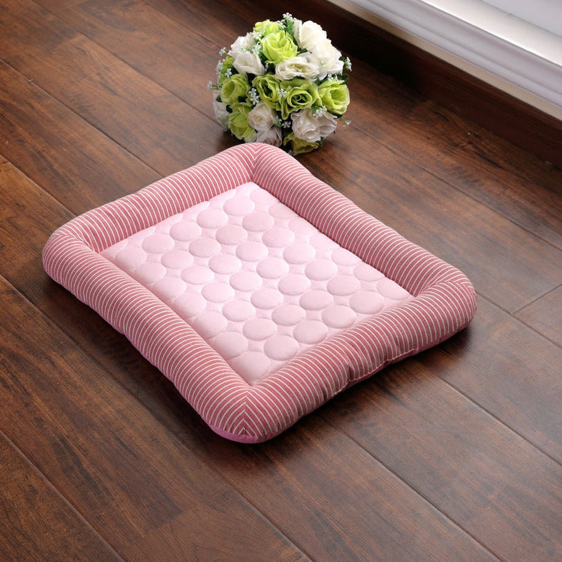 Dog Cooling Mat Light Comfortable Summer Sleeping Pad Machine Washable Quick Drying Pet Mattress For Dogs Cats - Starttech Online Market