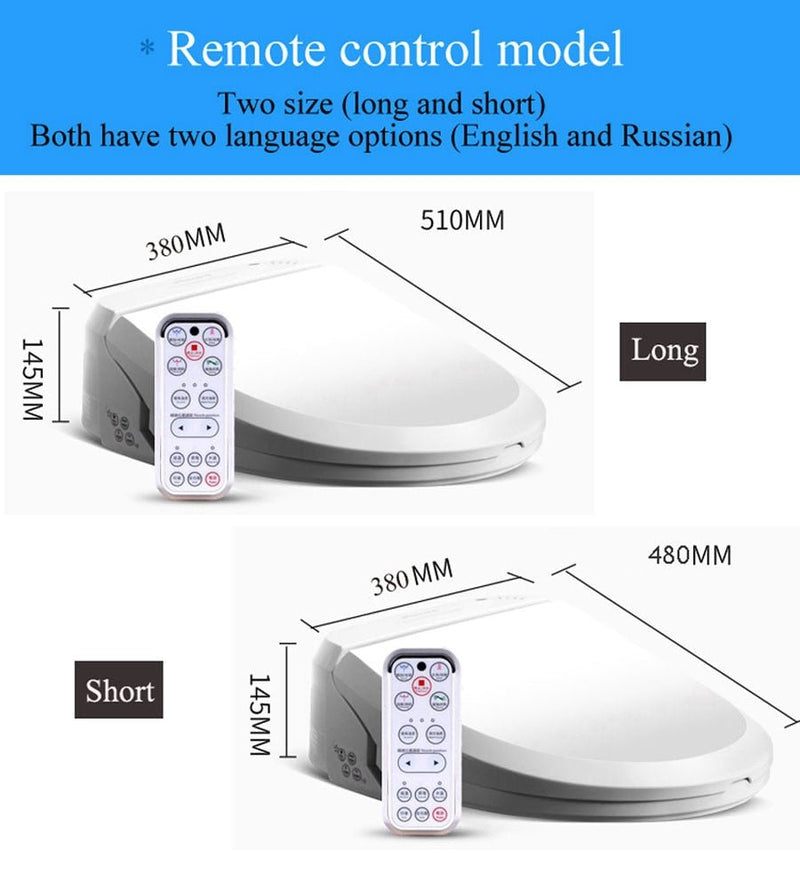 Ecofresh smart toilet seat cover electronic bidet cover clean dry seat heating wc intelligent toilet seat cover child seat - Starttech Online Market