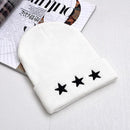 Embroidery Hip Hop Knitted Hat Women's Winter Cap Outdoor Stars Bonnet Solid Color Ski Hat Female Spring Autumn Skullies Beanies - Starttech Online Market