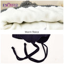 ENJOYFUR Winter baby Hats Real Fox Fur Pompom Hat Knitted Boy Cap Cotton Protect The Ears Hat Warm Thick Kids Beanies - Starttech Online Market