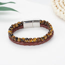 European And American Retro Fashion Men's Trendy Brown Bracelet - Starttech Online Market