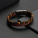 European And American Retro Fashion Men's Trendy Brown Bracelet - Starttech Online Market