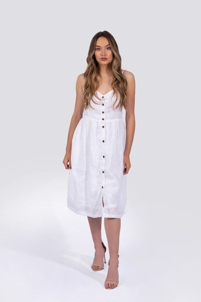 Everly Dress - White - Starttech Online Market