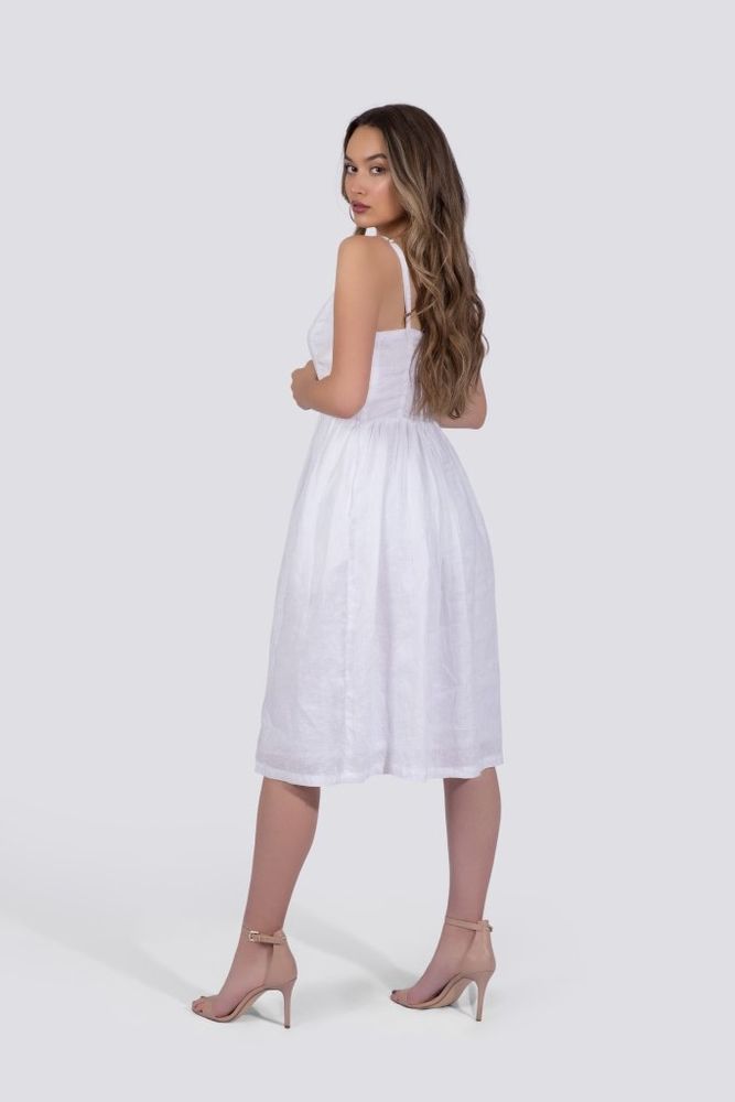 Everly Dress - White - Starttech Online Market