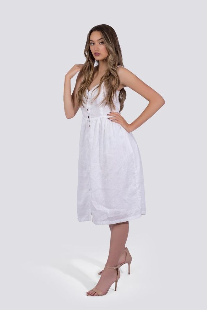 Everly Dress - White - Starttech Online Market