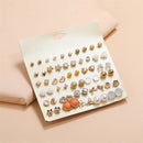 Fashion Flower All-Match 30-Piece Set Earrings - Starttech Online Market