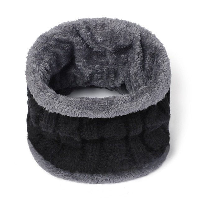 Fashion Knitted Winter Hats For Men Thick and Warm Men Winter Hat Black Autumn Beanie Hat Men Wool Ski Hats Beanies Bonnet 2019 - Starttech Online Market