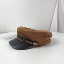 Fashion Lace cotton hat cap women Casual streetwear rope flat cap Elegant solid spring and autumn warm beret hat female - Starttech Online Market