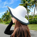 Fashion Seaside Sun Visor Hat Female Summer Sun Hats For Women large Brimmed Straw Sun Hat Folding Beach Girls Wholesale - Starttech Online Market