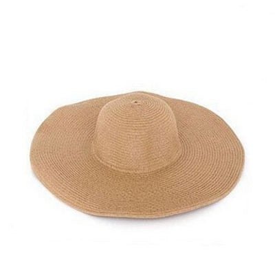 Fashion Seaside Sun Visor Hat Female Summer Sun Hats For Women large Brimmed Straw Sun Hat Folding Beach Girls Wholesale - Starttech Online Market