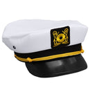 Fashion Unisex Navy Captain Boating Military Hat White Vintage Skipper Sailors Adult Party Fancy Dress Cosplay Hat Cap - Starttech Online Market