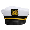 Fashion Unisex Navy Captain Boating Military Hat White Vintage Skipper Sailors Adult Party Fancy Dress Cosplay Hat Cap - Starttech Online Market