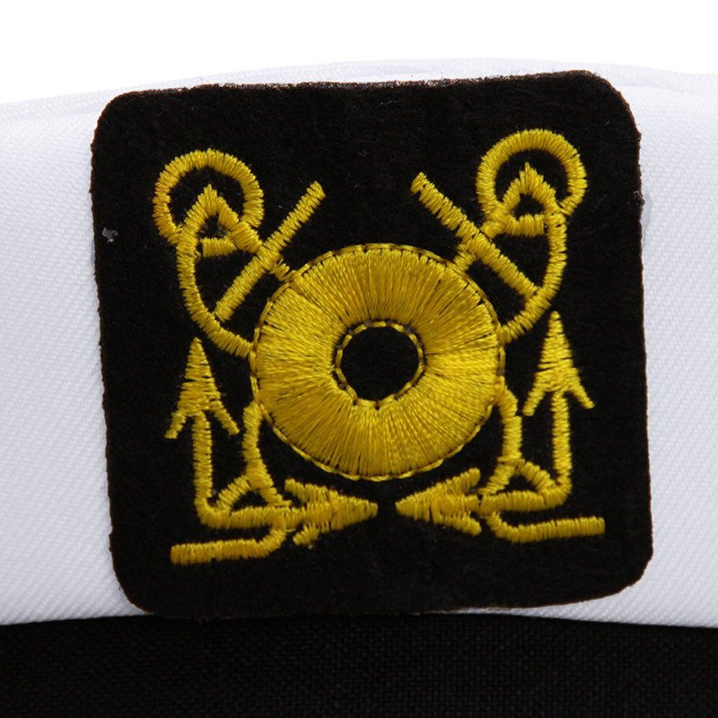 Fashion Unisex Navy Captain Boating Military Hat White Vintage Skipper Sailors Adult Party Fancy Dress Cosplay Hat Cap - Starttech Online Market