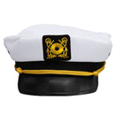 Fashion Unisex Navy Captain Boating Military Hat White Vintage Skipper Sailors Adult Party Fancy Dress Cosplay Hat Cap - Starttech Online Market