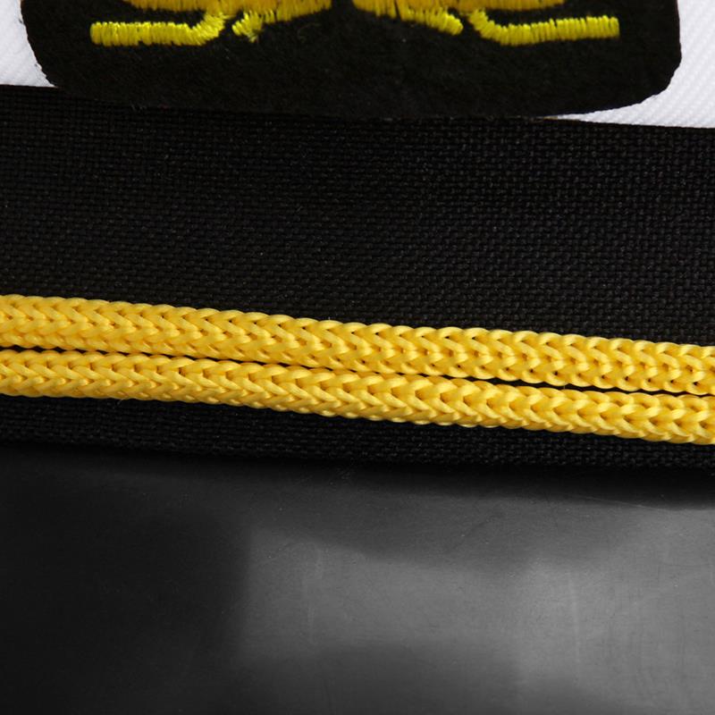 Fashion Unisex Navy Captain Boating Military Hat White Vintage Skipper Sailors Adult Party Fancy Dress Cosplay Hat Cap - Starttech Online Market
