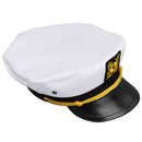 Fashion Unisex Navy Captain Boating Military Hat White Vintage Skipper Sailors Adult Party Fancy Dress Cosplay Hat Cap - Starttech Online Market