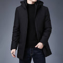 FAVOCENT Fashion Warm Cotton Jackets With Hooded Coats Smart Casual English Style - Starttech Online Market