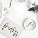 Fearless Cotton Canvas Cosmetic Bag - Starttech Online Market