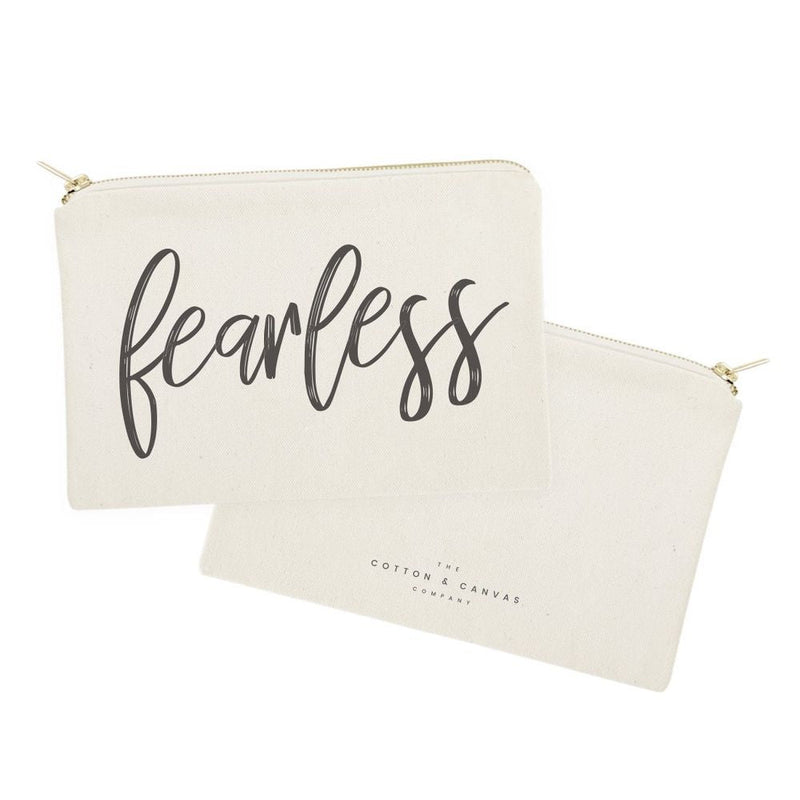 Fearless Cotton Canvas Cosmetic Bag - Starttech Online Market