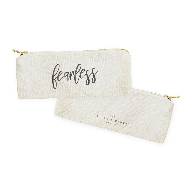 Fearless Cotton Canvas Pencil Case and Travel Pouch - Starttech Online Market