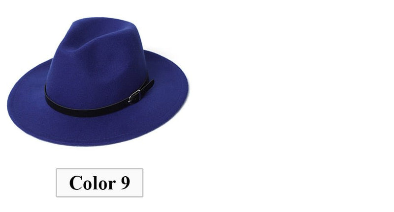 Fedora Hat Men Women Woollen Winter Jazz Hats - Starttech Online Market