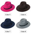 Fedora Hat Men Women Woollen Winter Jazz Hats - Starttech Online Market