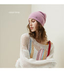 Female Beanies Rabbit Hair Winter Hats For Women Casual Autumn Knitted Beanie Girls 2019 New Fashion High Quality Soft Wool Hat - Starttech Online Market